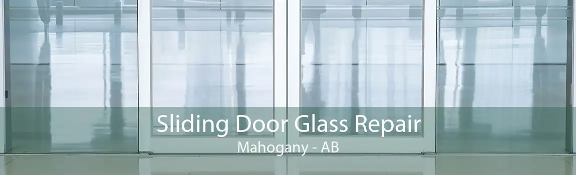 Sliding Door Glass Repair Mahogany - AB